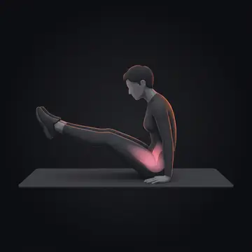 坐姿直腿抬腿（压缩）